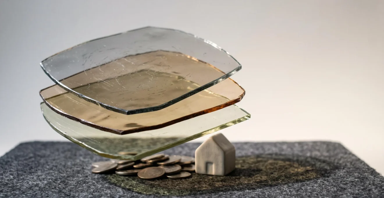Représentation symbolique des couches superposées de fiscalité qui s'accumulent sur le revenu et le patrimoine d'un contribuable