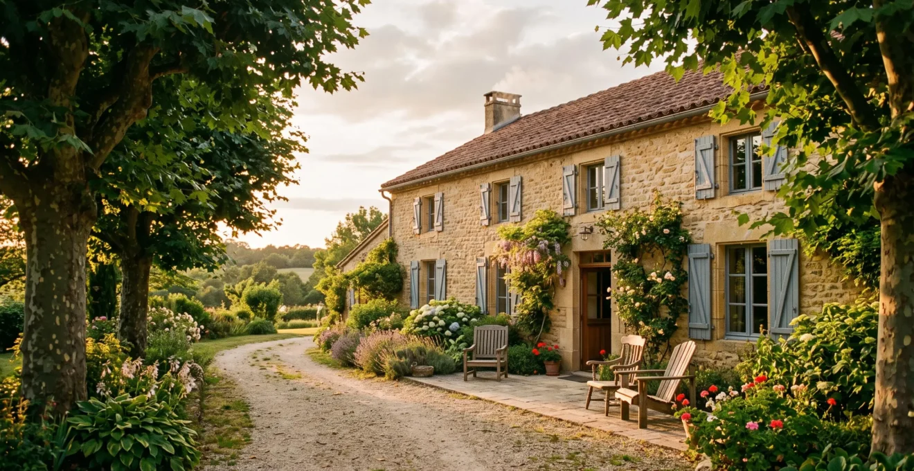 Maison familiale ancienne entourée d'un jardin paisible, symbole d'un héritage partagé entre plusieurs personnes