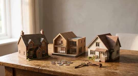 Illustration symbolisant un patrimoine immobilier généré des revenus locatifs nets et réguliers
